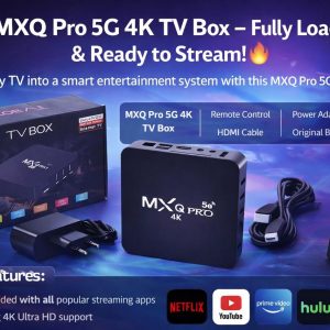 MXQ Pro 5G 4k Android Box